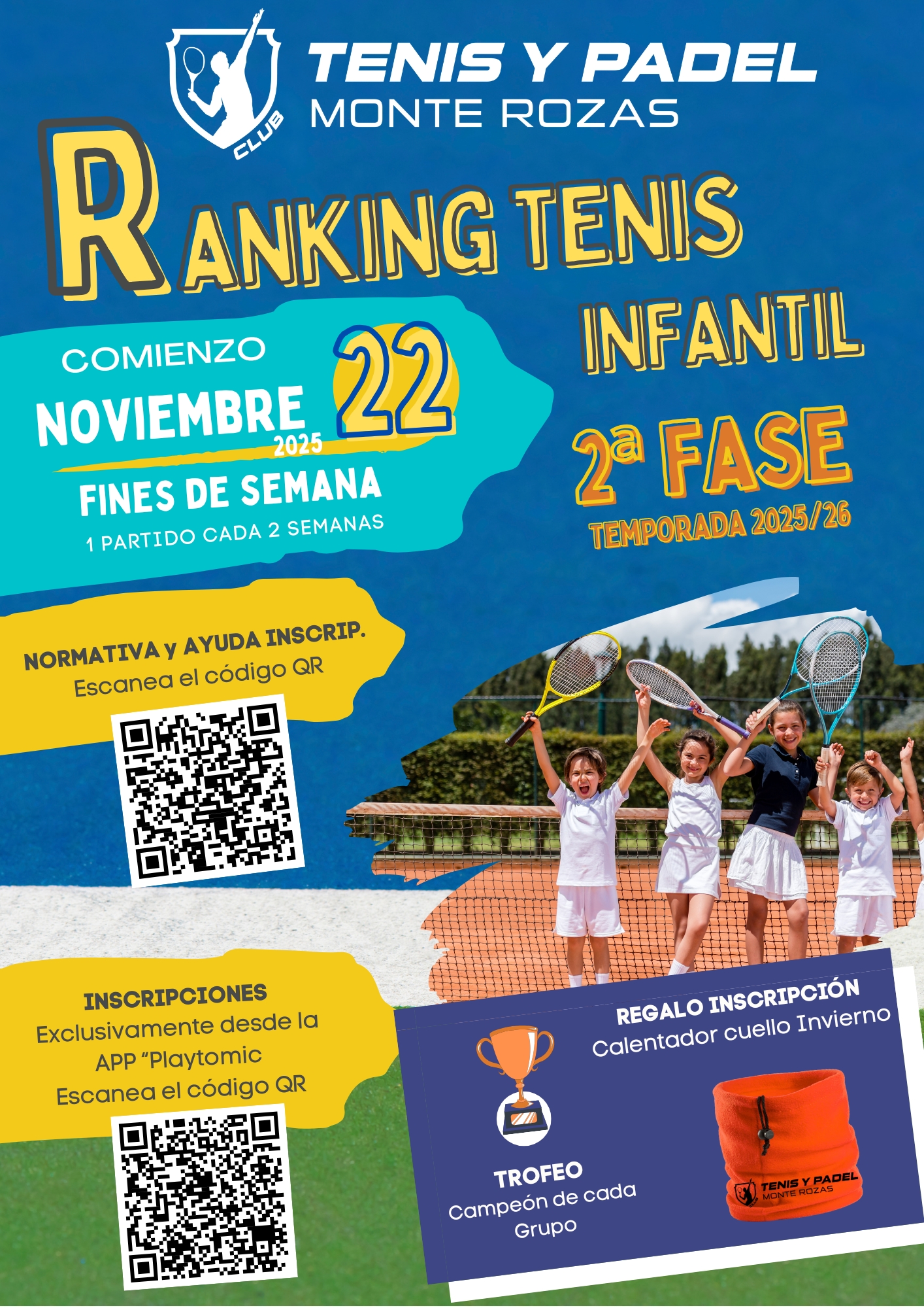 Cartel Ranking Infantil